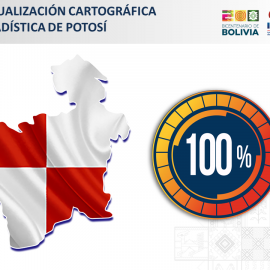 Potosí cierra la Actualización Cartográfica Estadística en un 100%