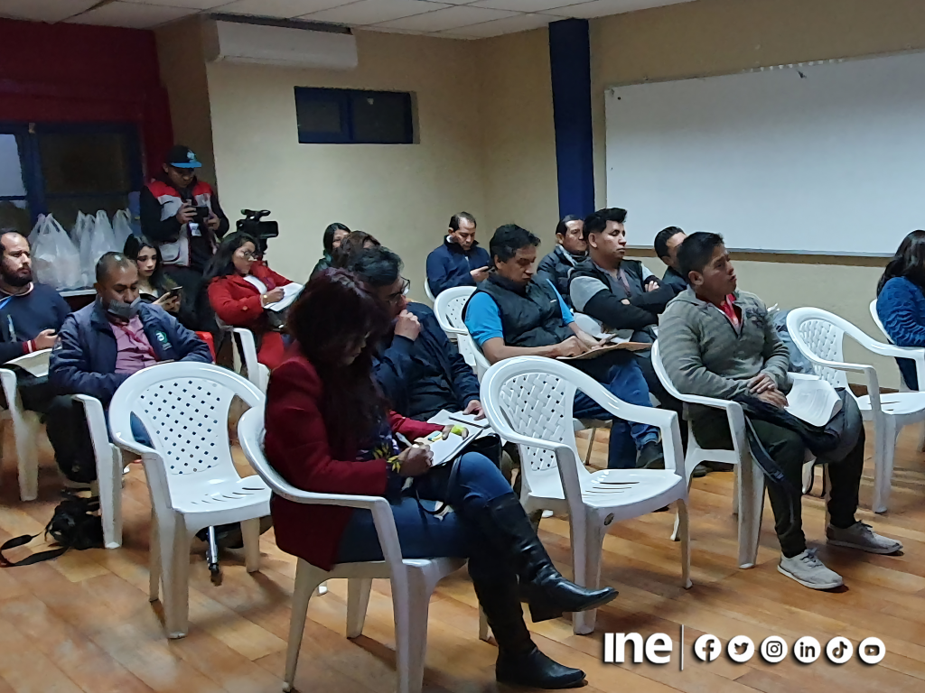 INE capacita sobre el Censo Experimental a periodistas que cubrirán el evento estadístico