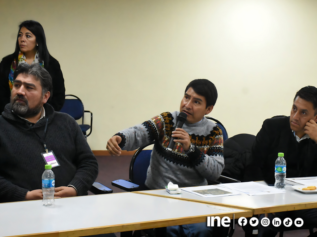 Gobernador de Chuquisaca, Damián Condori, durante su intervención