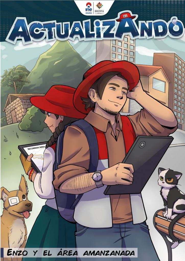 “Actualizando” es el cómic del censo que llega para informar al público infantil y juvenil