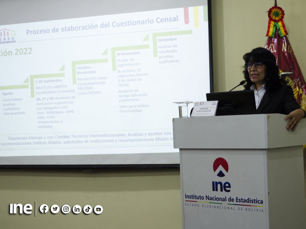 INE presentó el proceso de elaboración del Cuestionario Censal