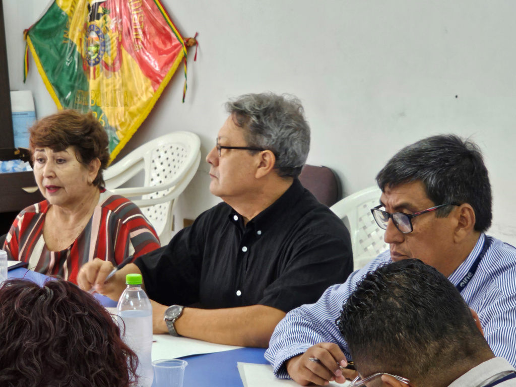 Delegación de la UAGRM se comprometió a brindar apoyo estratégico para el reclutamiento de Agentes Censales