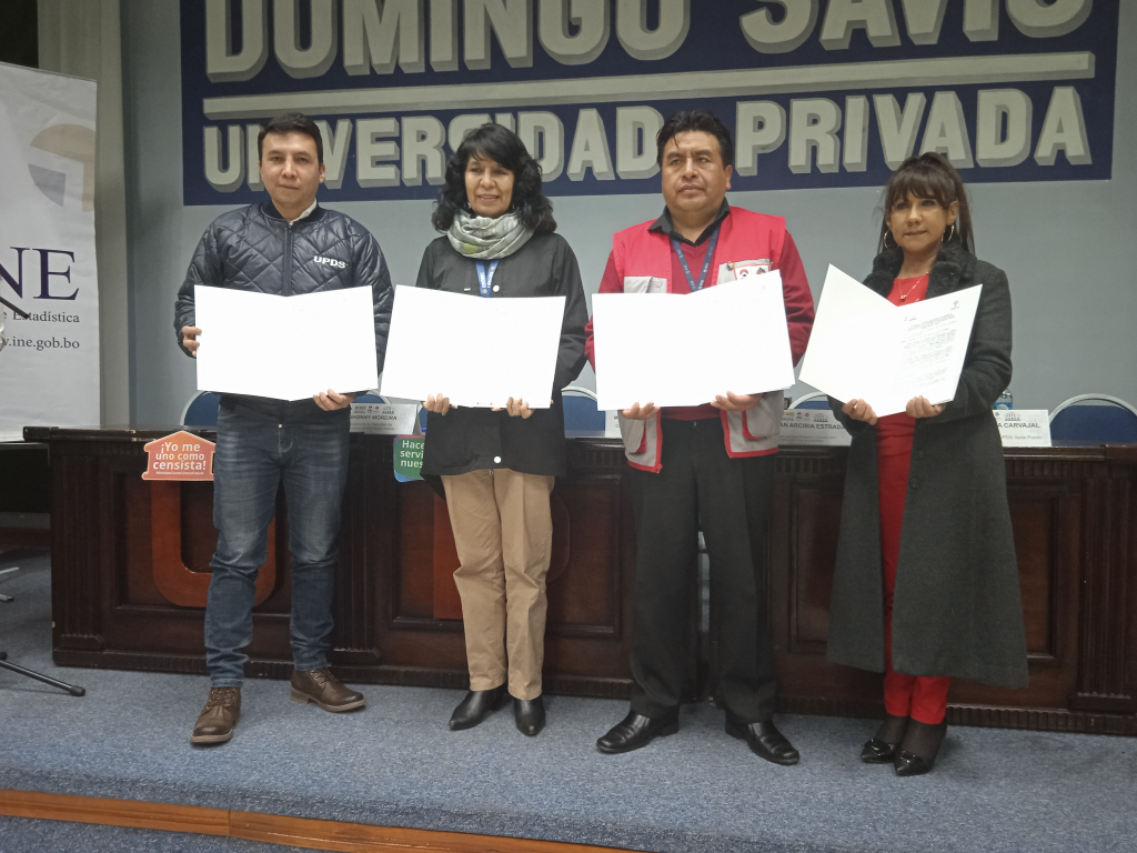 Estudiantes de la Universidad Privada Domingo Savio Sede Potosí se unen al ejército de Censistas Voluntarios