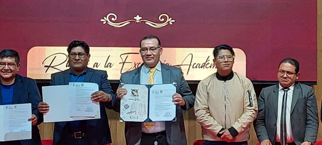 Firma de Convenio INE – UPEA en apoyo al proceso censal