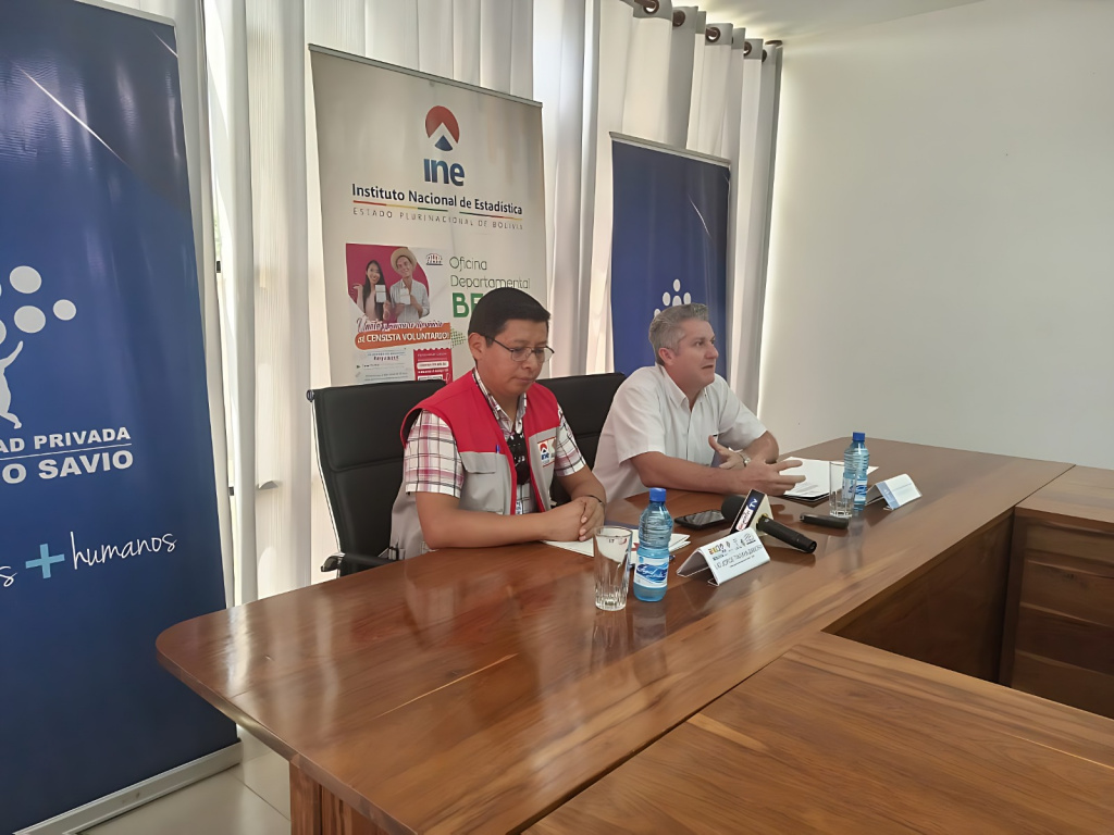 Firma de convenio interinstitucional INE – UPDS Beni