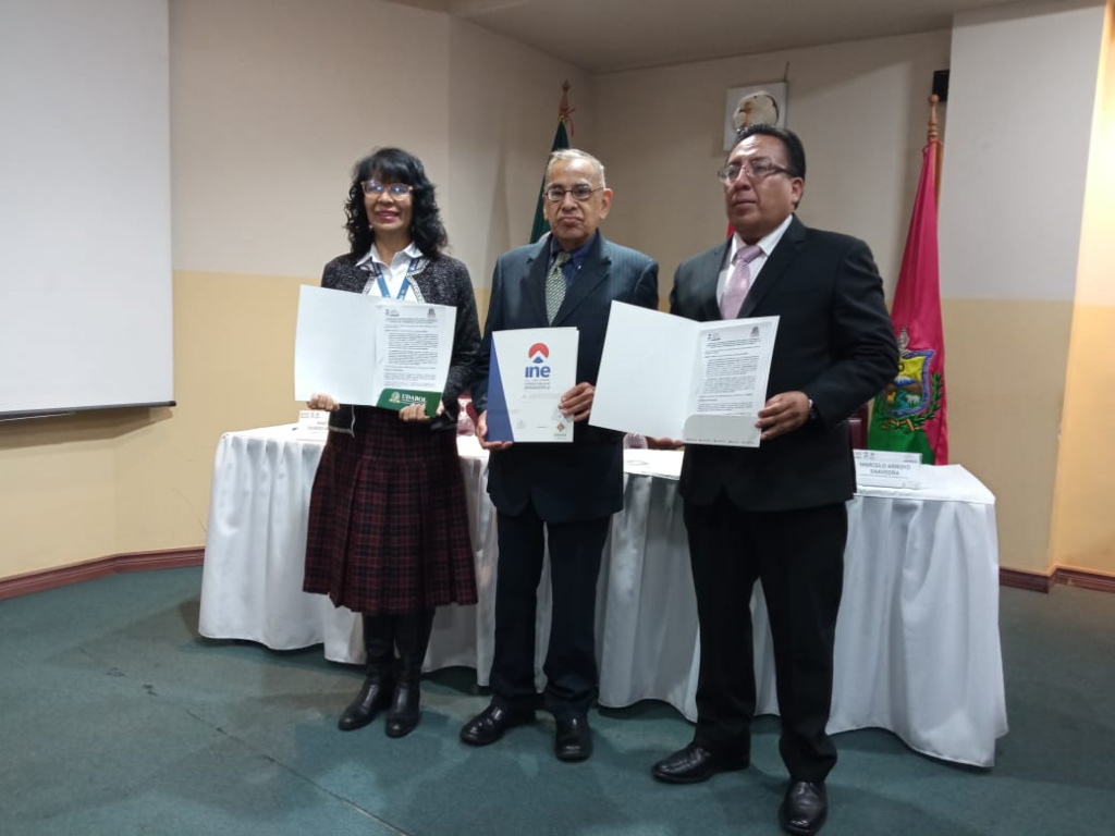 INE y UDABOL FIRMAN ACUERDO DE COOPERACIÓN RUMBO AL CENSO 2024
