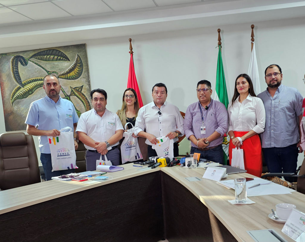 Se suma todo el municipio cruceño para apoyar este Censo 2024