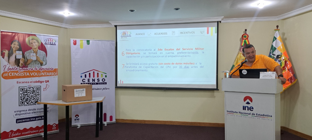 Director General Ejecutivo del INE, Humberto Arandia Claure
