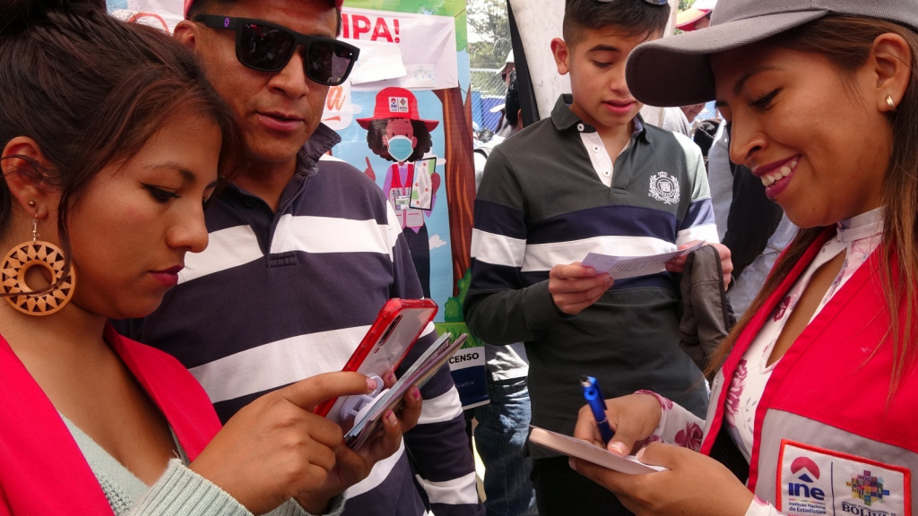 Registro de Censistas Voluntarios en La Paz