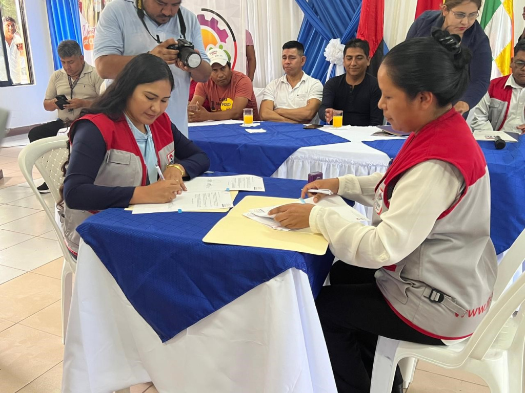 entre el INE y el Gobierno Autónomo Regional de Gran Chaco Villa Montes