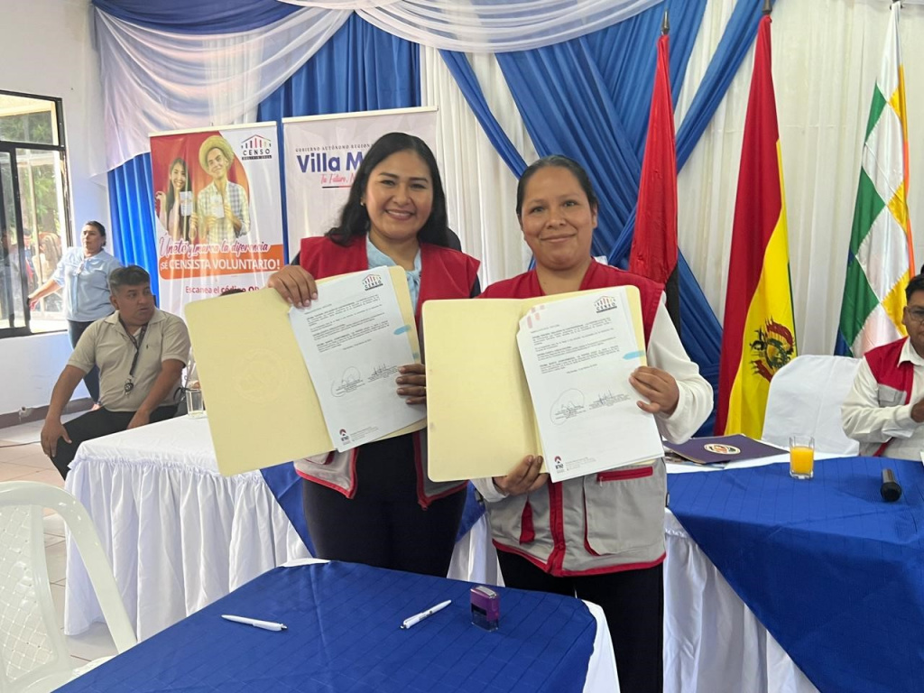 INE y Gran Chaco Villa Montes acuerdan acciones para el Censo 2024