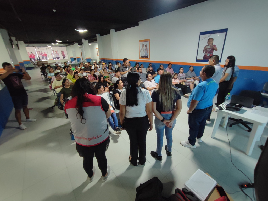 Durante la capacitación de los servidores públicos en el SEGIP