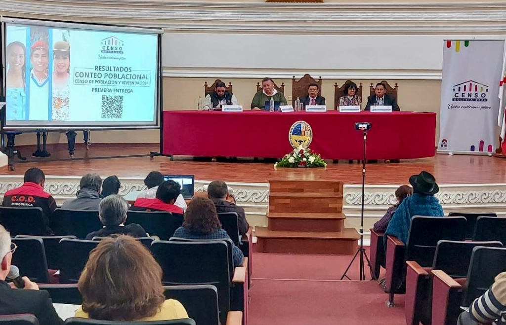 INE socializa datos del conteo poblacional en Chuquisaca