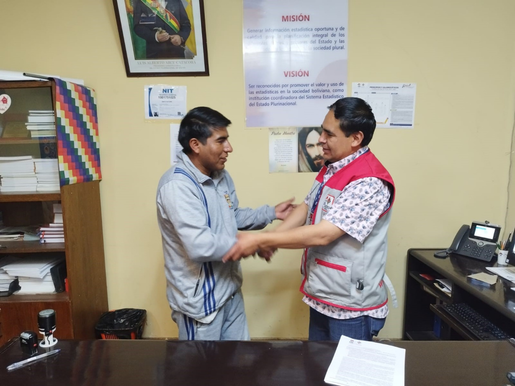 Oruro suma convenios: cinco municipios apoyarán el proceso censal