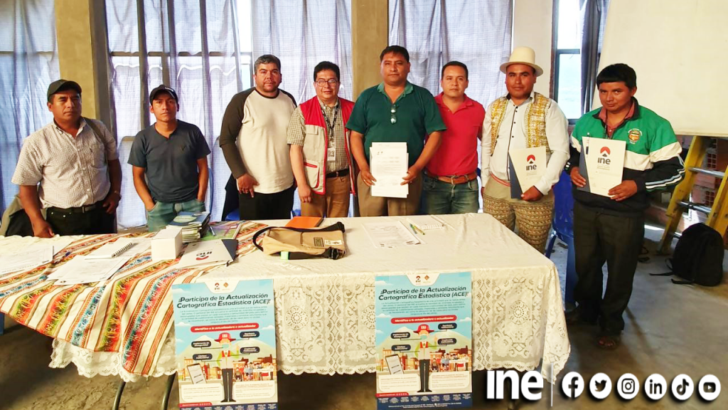 Municipios del Cono Sur de Cochabamba firman convenio interinstitucional con el INE