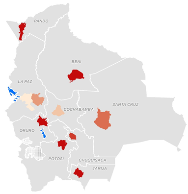 La Actualización Cartográfica Estadística concluyó al 100% en 6 ciudades capitales