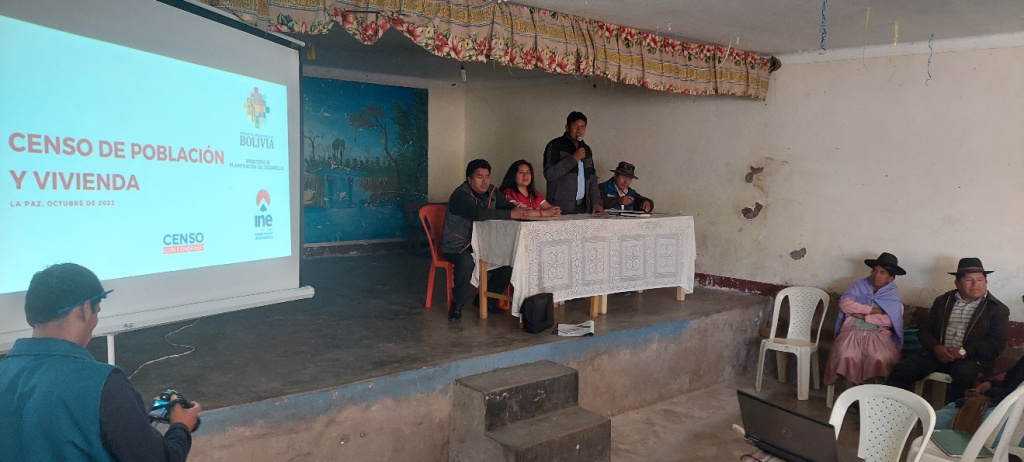 41 comunidades del municipio de Chaquí, Potosí participaron de la tercera socialización del censo