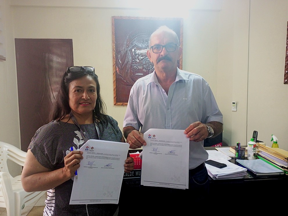 INE FIRMA CONVENIOS CON SAN JAVIER Y SAN BORJA PARA TAREAS DEL CENSO