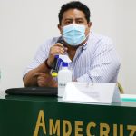 El Viceministro de Planificación y Coordinación Carlos David Guachalla Terrazas durante la socialización (24/03/2022)