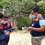 Brigadas coordinando la carga de trabajo para iniciar el operativo en el municipio de El Torno, Santa Cruz (24/08/2021)