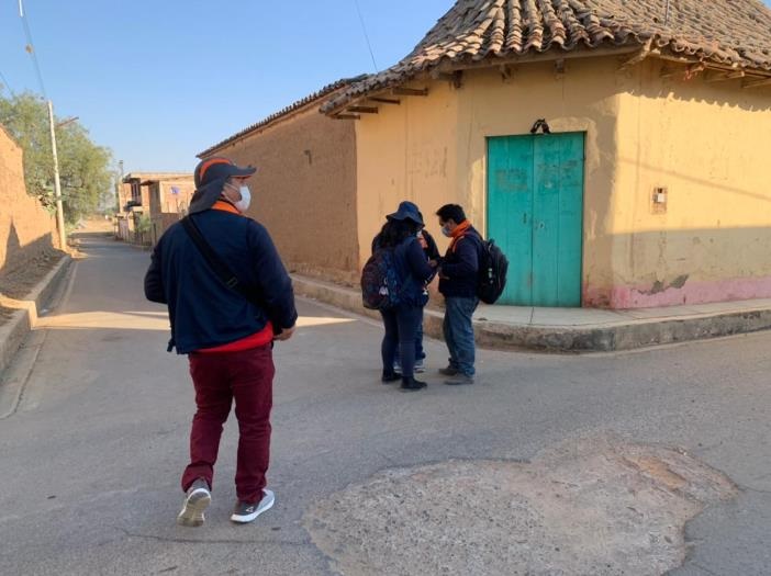 Brigadas se organizan para la prueba piloto en el municipio de Toco, Cochabamba. (24/08/2021)