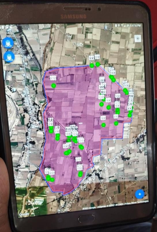 Segmentos del área dispersa en Cochabamba. (24/08/2021)