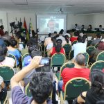 Miembros de la Sociedad Civil durante la socialización en Santa Cruz de la Sierra (24/03/2022)