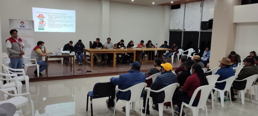 La Actualización Cartográfica Estadística avanza en el distrito 5 de Sucre